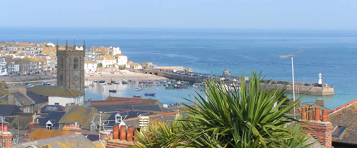 Spectacular sea views over St Ives